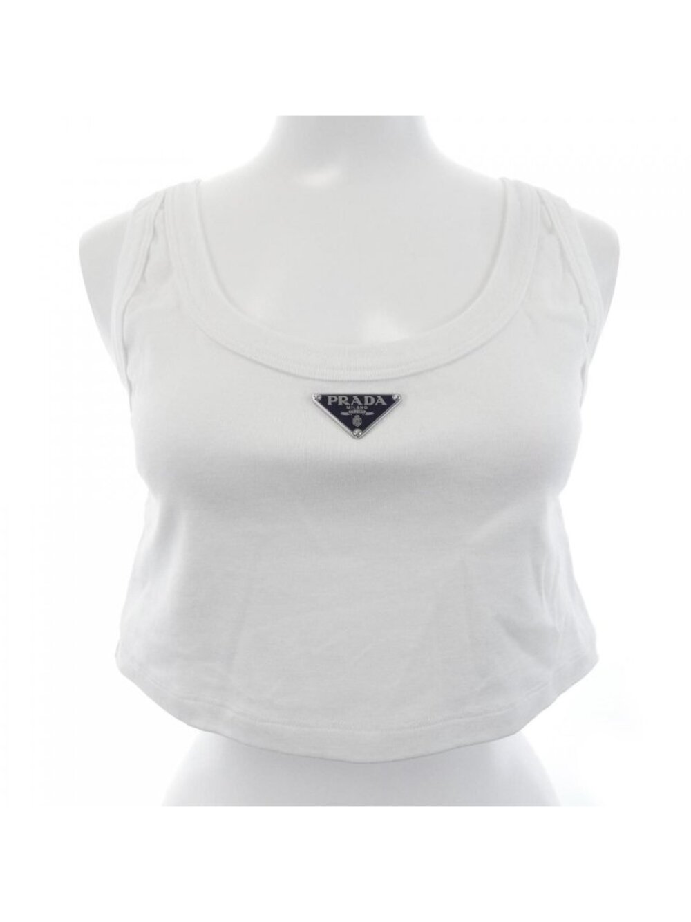 Prada Triangle Logo Tank Top